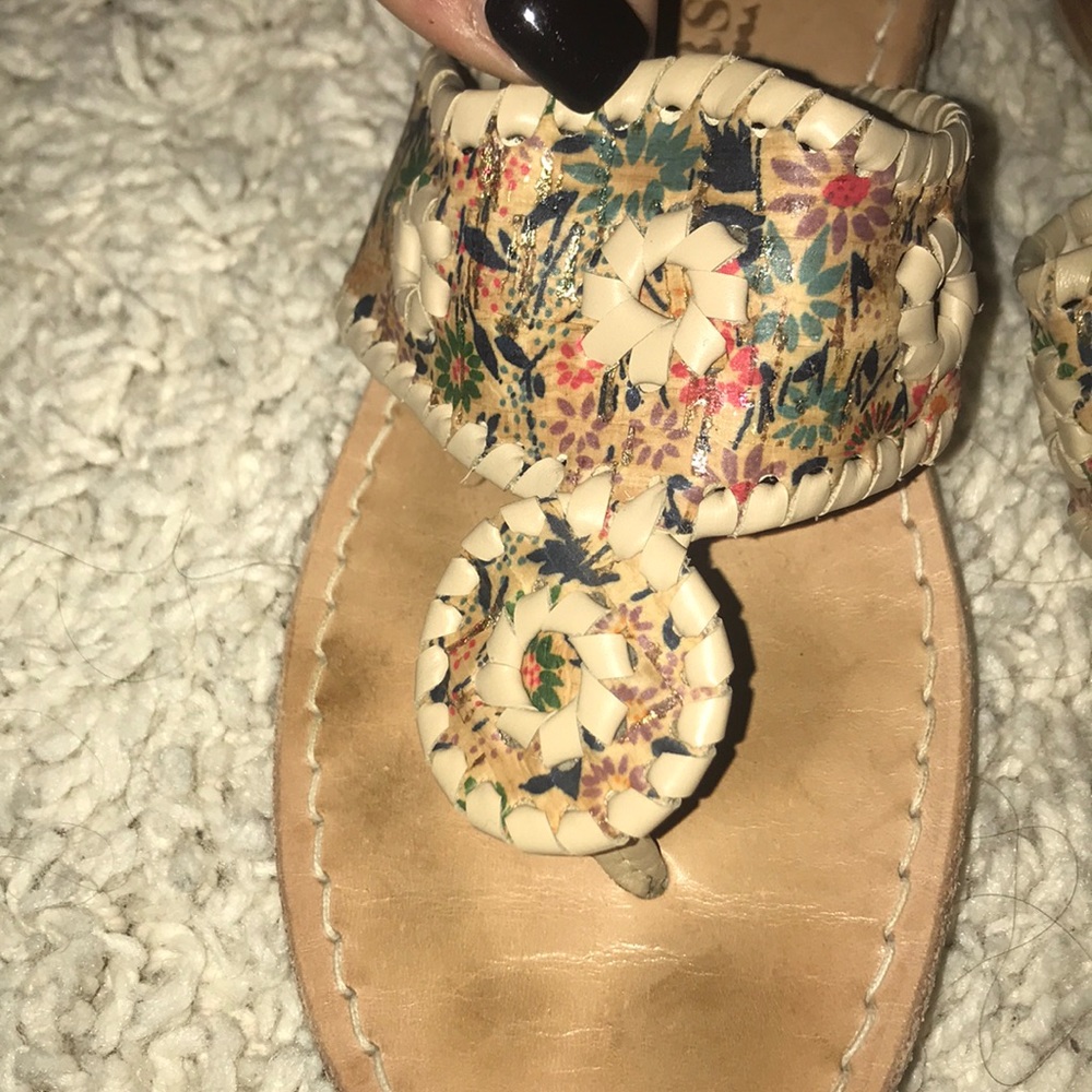 Rare Patterned Jack Rogers - image 2